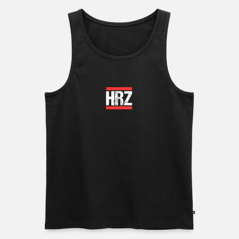 Harz - Männer Premium Bio Tank Top - Schwarz