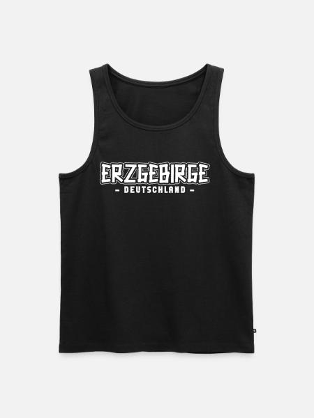 Ore Mountains - Men's Premium Organic Tank Top - black