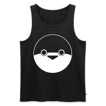 Sacabambaspis Face Fish Meme - Men's Premium Organic Tank Top - black - Front - AI Model Male 178 light (178cm)