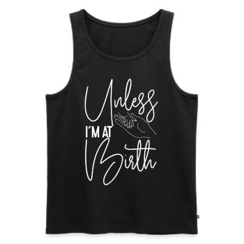 LD Labour And Delivery Nurse - Men's Premium Organic Tank Top - black - Front - Michal (187cm)