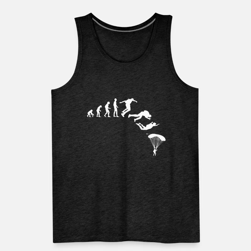 Parachute Evolution Glide Parachutisme Débardeur bio Premium Homme