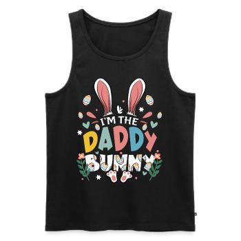 I'm The Daddy Bunny - Männer Premium Bio Tank Top - Schwarz - Vorne - Michal (187cm)