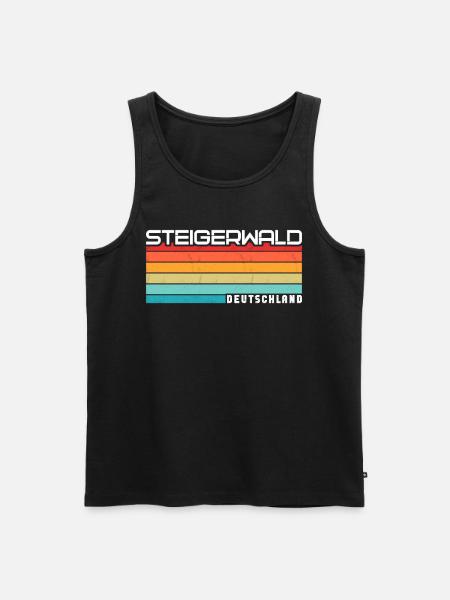 Steigerwalder Steigerwalderin Steigerwald - Men's Premium Organic Tank Top - black