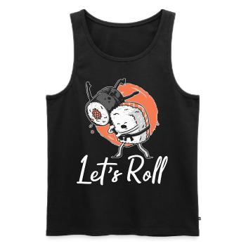 Sushi Sashimi Japanisch Asiatisch Essen - Männer Premium Bio Tank Top - Schwarz - Vorne - AI Model Male 178 light (178cm)