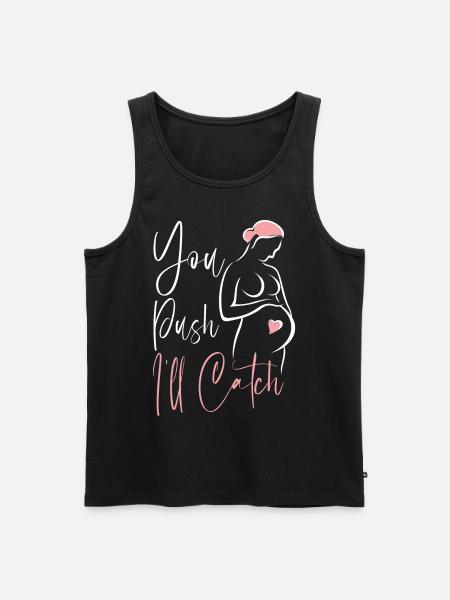 LD Labour And Delivery Nurse - Men's Premium Organic Tank Top - black