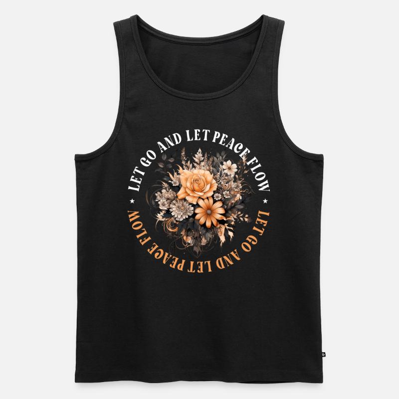 Positive Affirmation Mindfulness Meditation Self C - Männer Premium Bio Tank Top - Schwarz