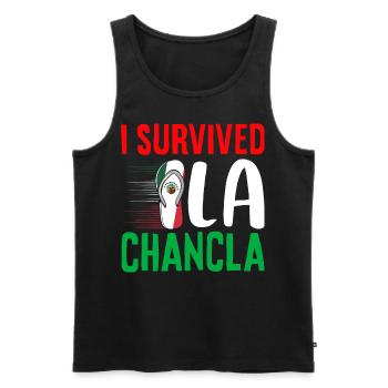 Hispanic Latino American Mexican - Men's Premium Organic Tank Top - black - Front - AI Model Male 178 light (178cm)