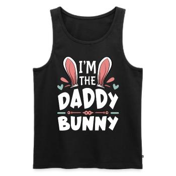 I'm The Daddy Bunny - Männer Premium Bio Tank Top - Schwarz - Vorne - Michal (187cm)