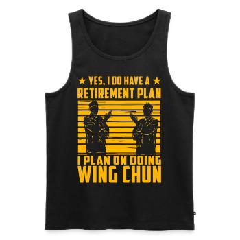 Yes, I do have a retirement Plan I plan on doing - Men's Premium Organic Tank Top - black - Front - Michal (187cm)