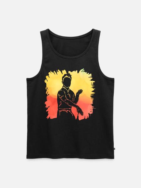 Wing Chun - Men's Premium Organic Tank Top - black
