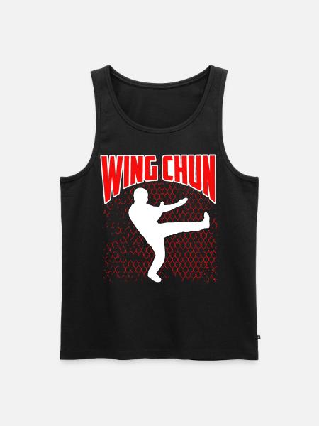 Wing Chun - Men's Premium Organic Tank Top - black