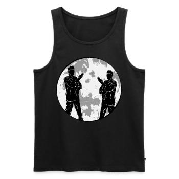 Wing Chun Kung Fu - Débardeur bio Premium Homme - noir - Devant - Michal (187cm)