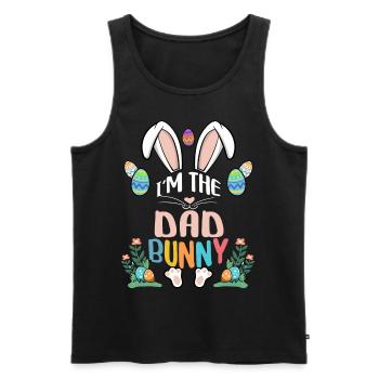 I'm The Dad Bunny - Männer Premium Bio Tank Top - Schwarz - Vorne - Michal (187cm)