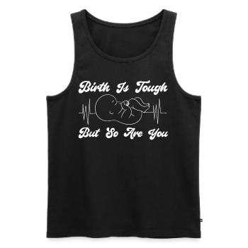 LD Labour And Delivery Nurse - Men's Premium Organic Tank Top - black - Front - Michal (187cm)