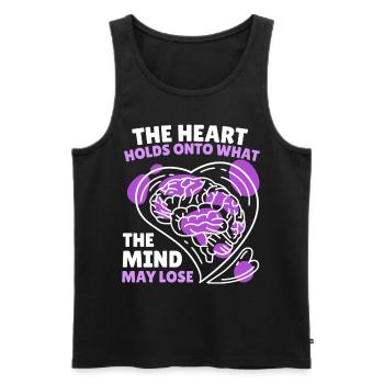 Memories Matter Positive Optimism Alzheimer's Awar - Männer Premium Bio Tank Top - Schwarz - Vorne - Michal (187cm)