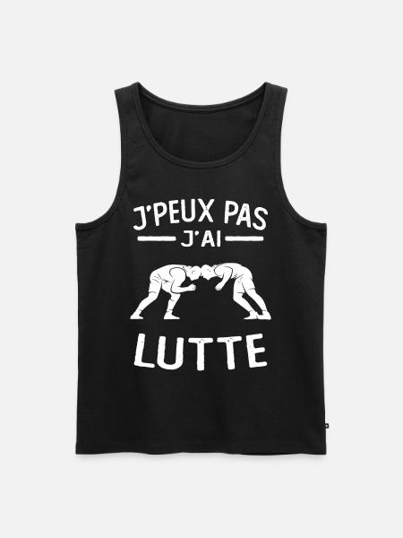 I can't I struggle - Men's Premium Organic Tank Top - black