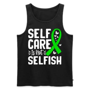 Mental health awareness - Men's Premium Organic Tank Top - black - Front - Michal (187cm)