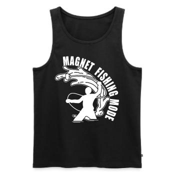 Magnet Fishing Mode Treasure Hunting Magnetic Fish - Männer Premium Bio Tank Top - Schwarz - Vorne - Michal (187cm)