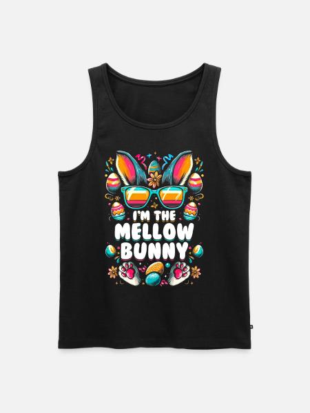 I'm The Mellow Bunny - Men's Premium Organic Tank Top - black