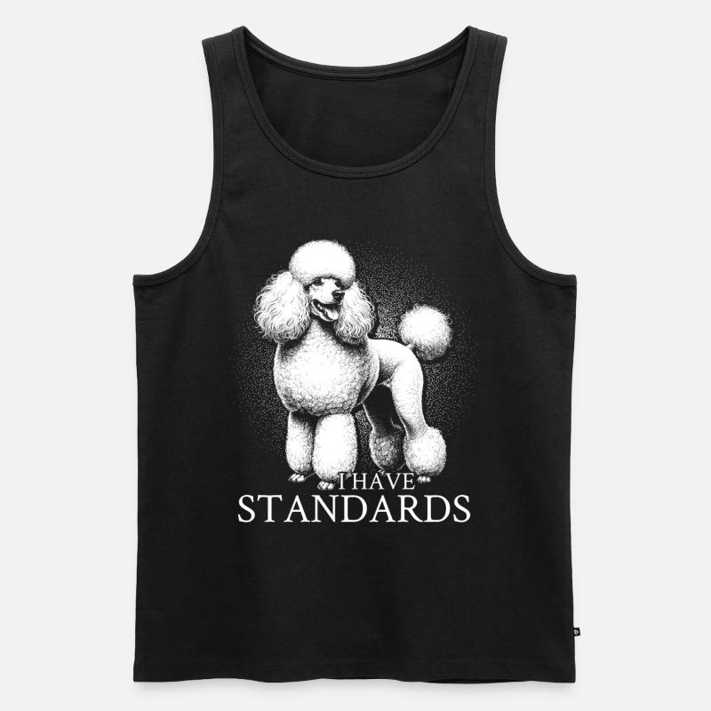 I Have Standards - Männer Premium Bio Tank Top - Schwarz
