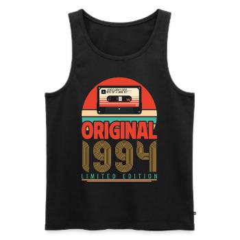 Vintage 1994 Birthday Gift. Retro 1994. - Men's Premium Organic Tank Top - black - Front - Michal (187cm)