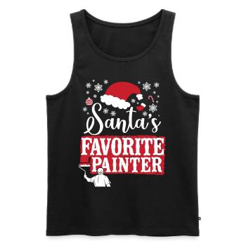 House Painter Decorator Christmas - Men's Premium Organic Tank Top - black - Front - Michal (187cm)