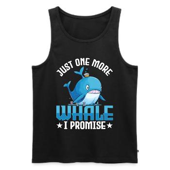 Nur noch ein Wal, versprochen - Männer Premium Bio Tank Top - Schwarz - Vorne - Michal (187cm)