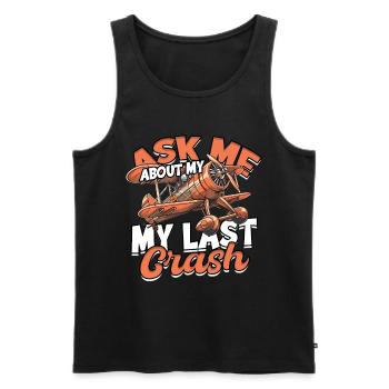 Model Airplane Model Airplane - Men's Premium Organic Tank Top - black - Front - AI Model Male 178 light (178cm)
