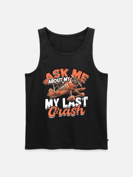 Model Airplane Model Airplane - Men's Premium Organic Tank Top - black