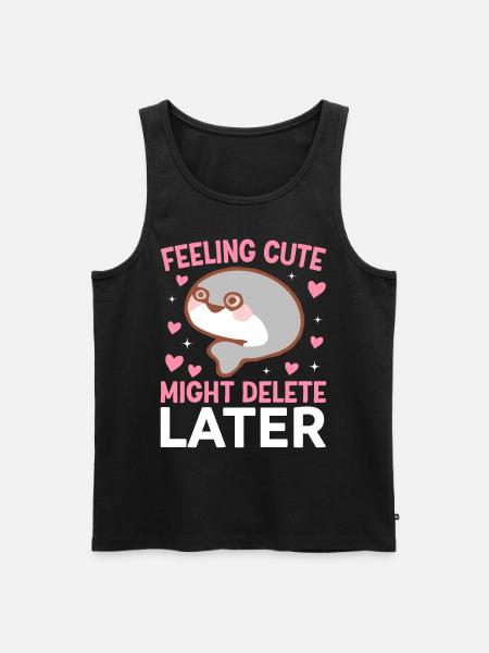 Sacabambaspis Fish Meme - Men's Premium Organic Tank Top - black