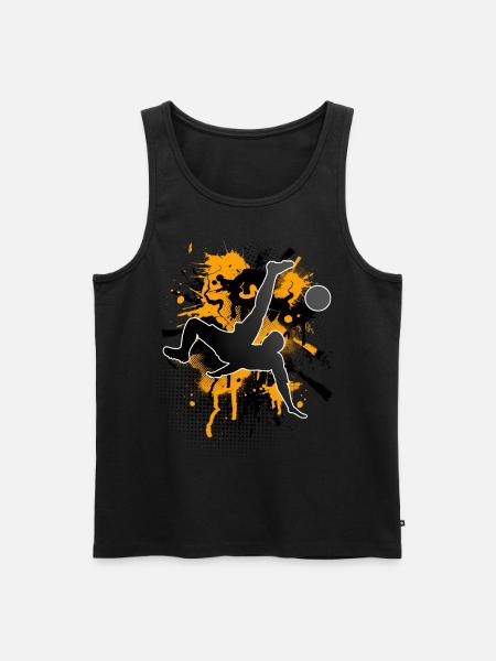 Soccer Soccer Players - Men's Premium Organic Tank Top - black