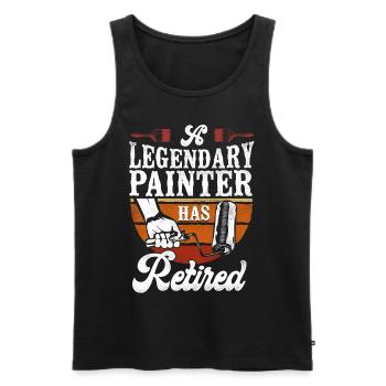 House Painter Decorator Retirement - Männer Premium Bio Tank Top - Schwarz - Vorne - Michal (187cm)