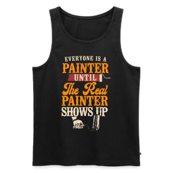 House Painter Decorator Everyone - Männer Premium Bio Tank Top - Schwarz - Vorne - Michal (187cm)