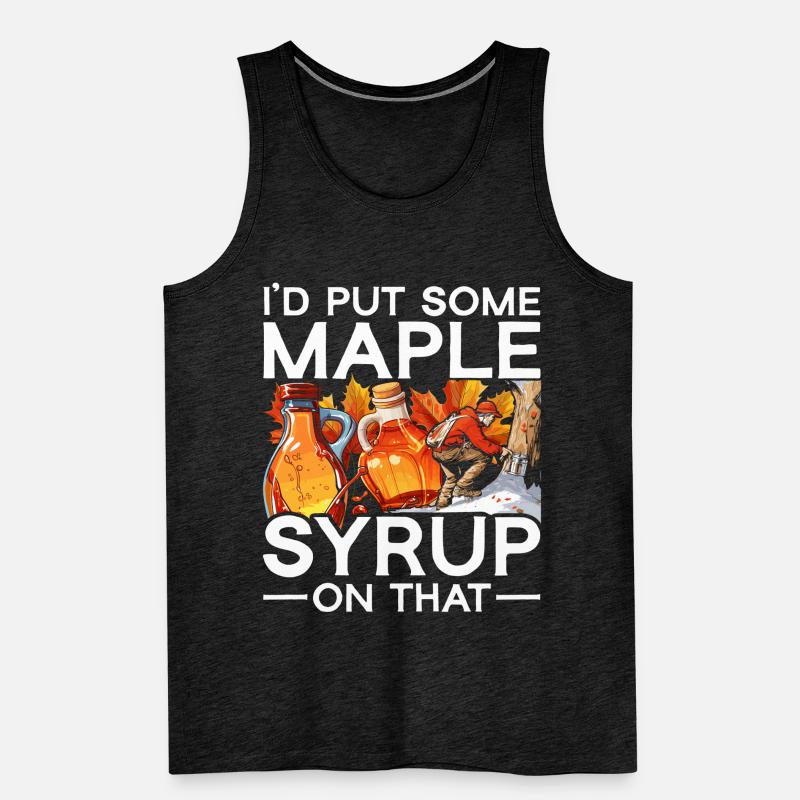 Maple Syrup Maple Tree Maple Sap Men's Premium Organic Tank Top