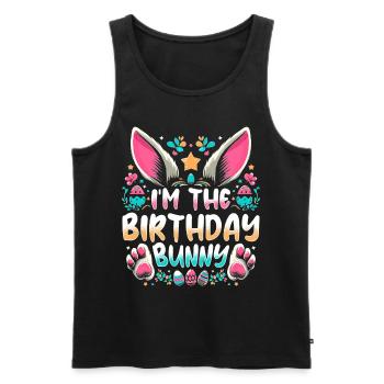 I'm The Birthday Bunny - Männer Premium Bio Tank Top - Schwarz - Vorne - Michal (187cm)