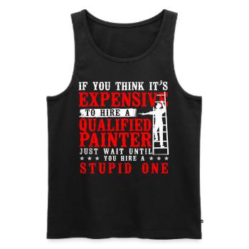 House Painter Decorator If You - Männer Premium Bio Tank Top - Schwarz - Vorne - Michal (187cm)
