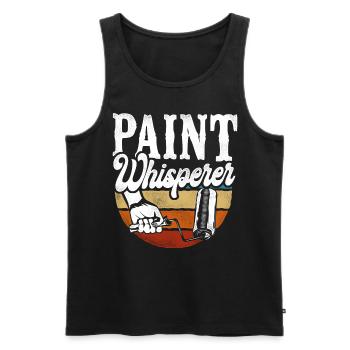 House Painter Decorator The Paint - Männer Premium Bio Tank Top - Schwarz - Vorne - Michal (187cm)