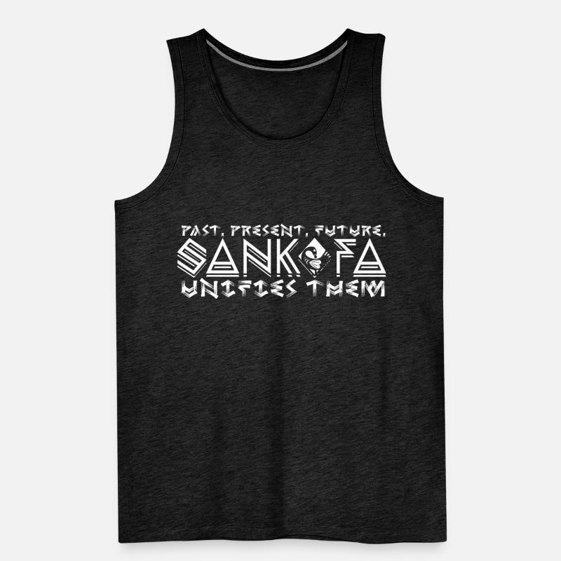 Past Present Future Sankofa Unites Them Männer Premium Bio Tank Top