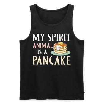 Pancake Lover Kids My Spirit - Men's Premium Organic Tank Top - black - Front - Michal (187cm)