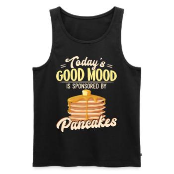 Pancake Lover Kids Today's Good - Männer Premium Bio Tank Top - Schwarz - Vorne - Michal (187cm)