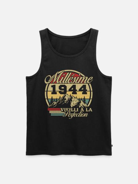 Millésime 1944 - Débardeur bio Premium Homme - noir