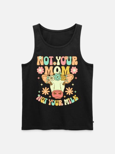 Groovy Vegan Plant-Based Diet - Men's Premium Organic Tank Top - black