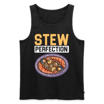 Cioppino Lover Foodie Nourriture Mer Américaine - Débardeur bio Premium Homme - noir - Devant - Michal (187cm)