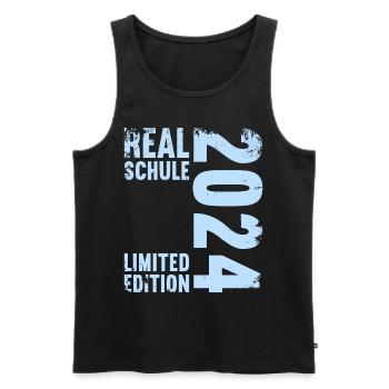 Secondary School Young Girls Secondary School 2024 - Men's Premium Organic Tank Top - black - Front - AI Model Male 178 light (178cm)