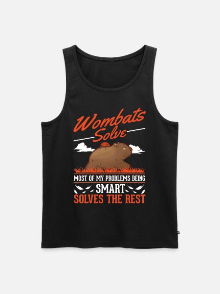 Wombat australien - Débardeur bio Premium Homme - noir