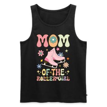 Rollschuhlaufen Skater Girl Mom - Männer Premium Bio Tank Top - Schwarz - Vorne - Michal (187cm)