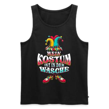 My costume is in the wash - Men's Premium Organic Tank Top - black - Front - Michal (187cm)