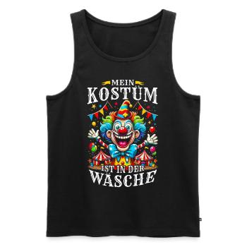 My costume is in the wash - Men's Premium Organic Tank Top - black - Front - Michal (187cm)