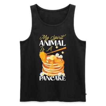 Pancake Lover Kids My Spirit - Men's Premium Organic Tank Top - black - Front - Michal (187cm)