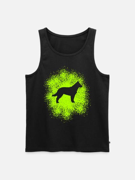 German Shepherd – Loyal Companion - Men's Premium Organic Tank Top - black